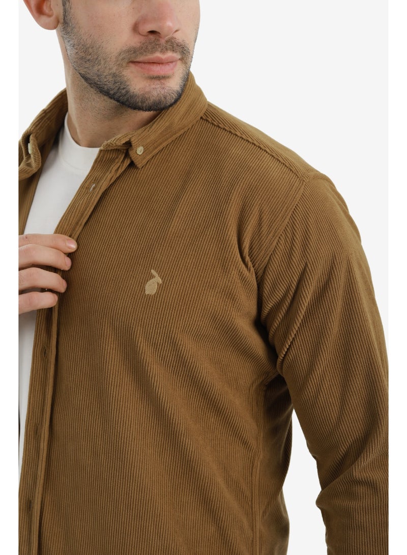 WHITE RABBIT “Slim Fit Caffe Cotton Shirt for Men” - Image 4